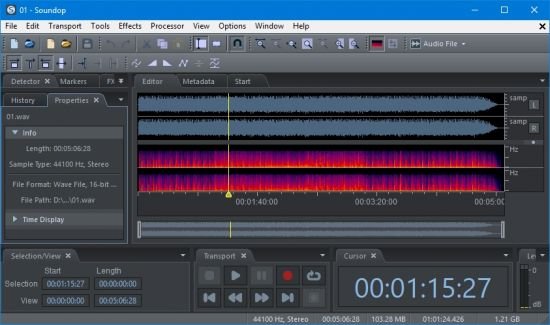 Soundop Audio Editor 1.8.6.2