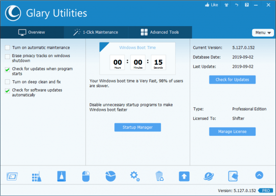 Glary Utilities Pro 5.179.0.207 Multilingual
