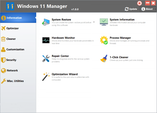 Yamicsoft Windows 11 Manager 1.0.4.0 Multilingual