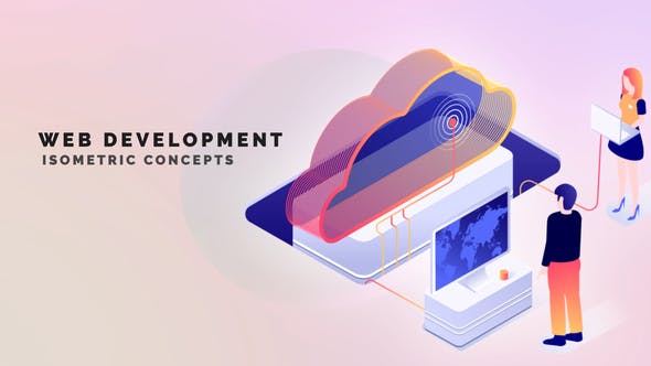 Videohive - WEB Development  - Isometric Concept 33963138