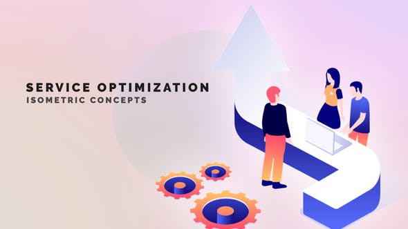 Videohive - Service optimization - Isometric Concept 33962923